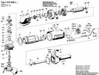 Bosch 0 602 309 032 ---- Hf-Angle Grinder Spare Parts